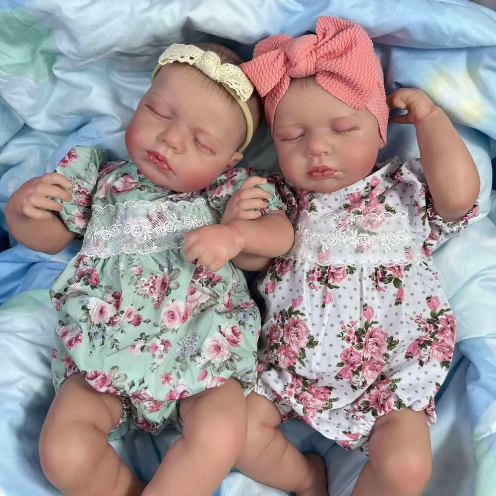 22 Inch Lifelike Reborn Baby Girl Doll – Handmade Vinyl Silicone With Accessories, Gift Box