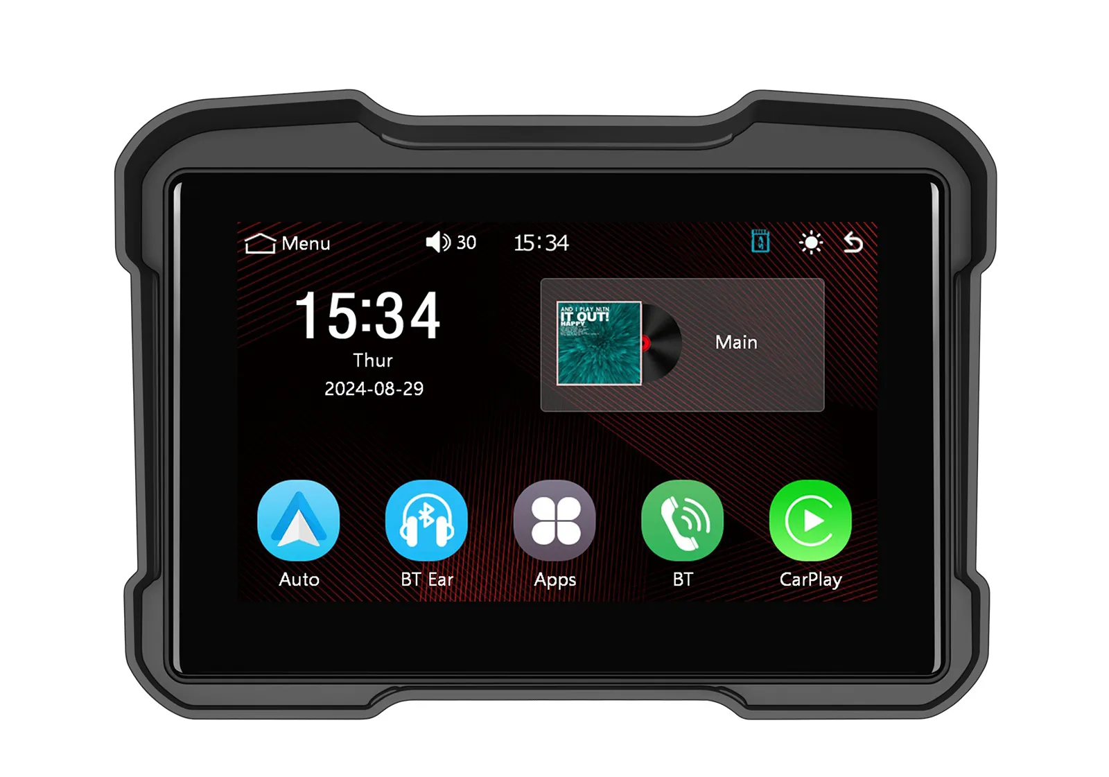 Navigation Motorcycle Car Play Android Auto Smart Screen Player