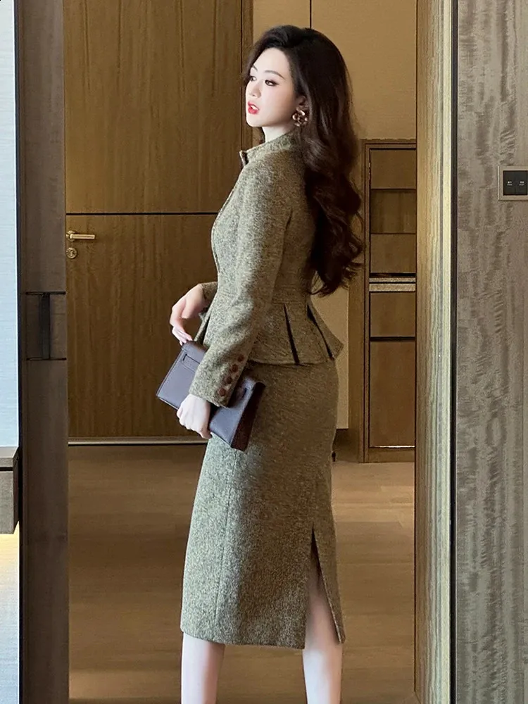 chinese dress ladies MARNI-LONG SLEEVE MIDI PENCIL DRESS-ABMA1360S0UTVA45 PFR63  Dope