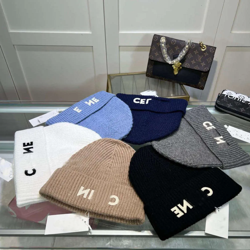 Winter Knitted Beanie Designer Cap Fashionable Bonnet... From Halloone ...