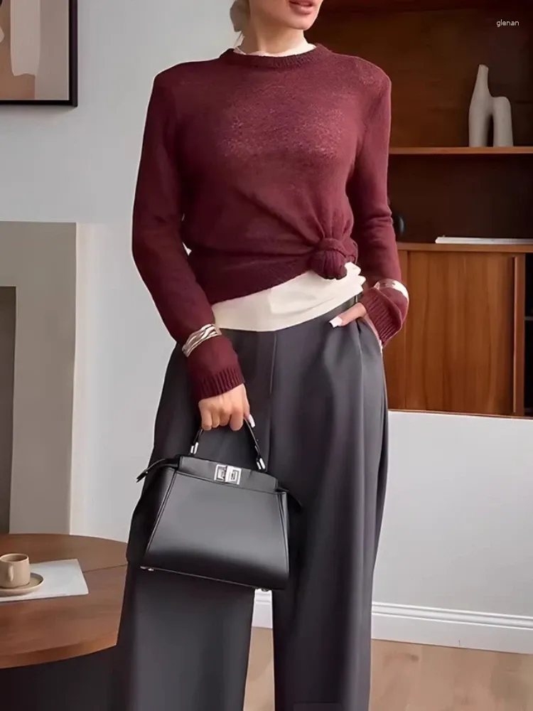 Maglioni Femminili Primaverili Ed Estivi Donne Alla Moda A Base