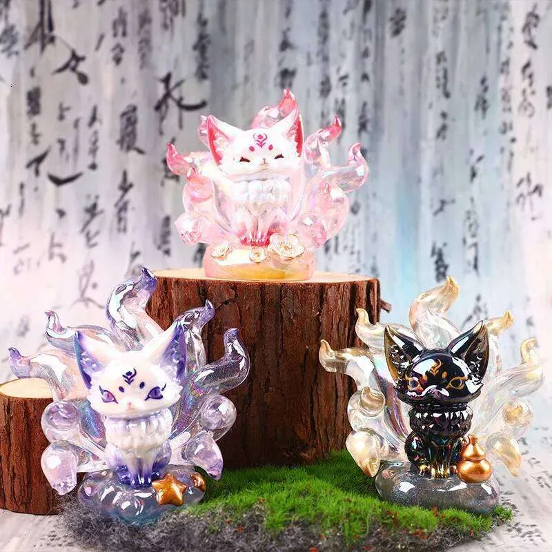 Creative China Chic Nine Tailed Fox Fairy Blind Chaozhou Play Doll