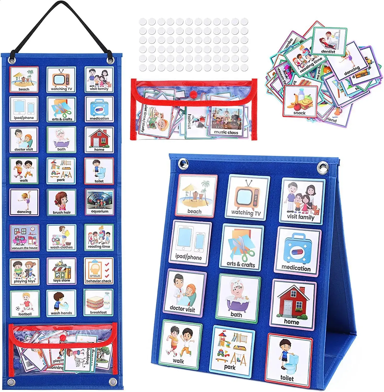 Montessori Educational Toy: 70 Card Printable Preschool Schedule ...