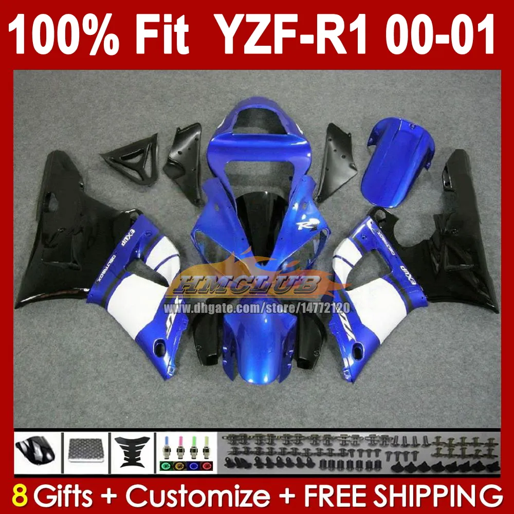 OEM Injection Mold ABS Body Kit for Yamaha YZF R1 1000 CC 2000-2001 ...