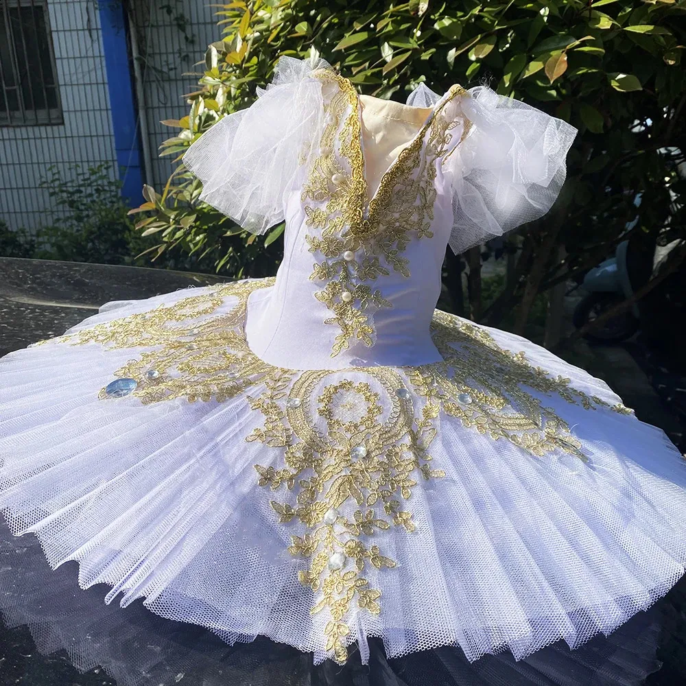 ladies white tutu dress Professional Adult Ballet Swan Lake – Pancake With Sequin Embellishments White Lace Dance Skirt 30th birthday outfit classy tutu dresses for ladies