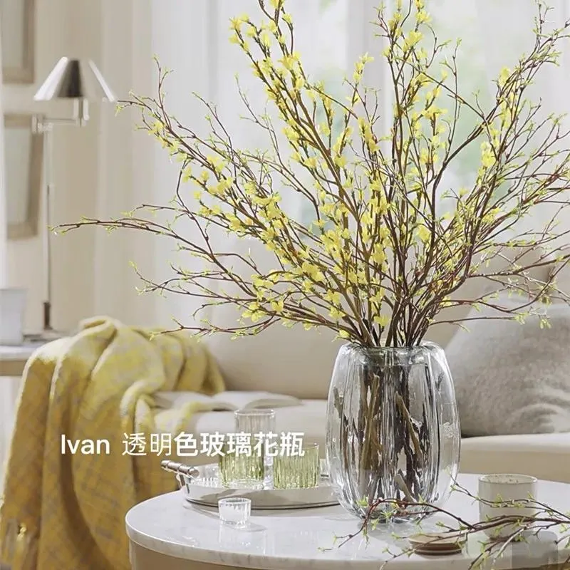 ヴィンテージクラフトフラワーアレンジメント花瓶装飾創造的な装飾品$Q