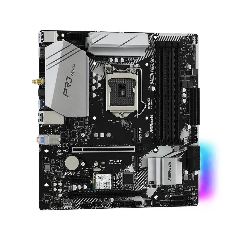 Lga 1200 Asrock B460m Pro4 Motherboard Lga 1200 Asrock B460m Pro4