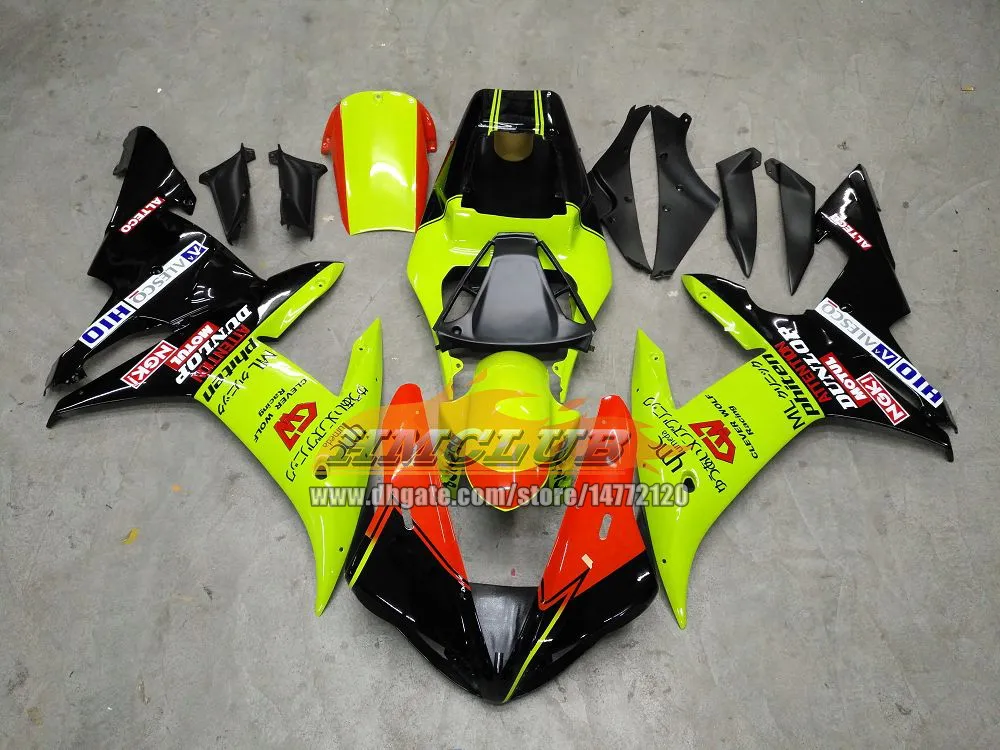 OEM Neon Green Injection Mold Yzf R6 Fairings From Charles Auto