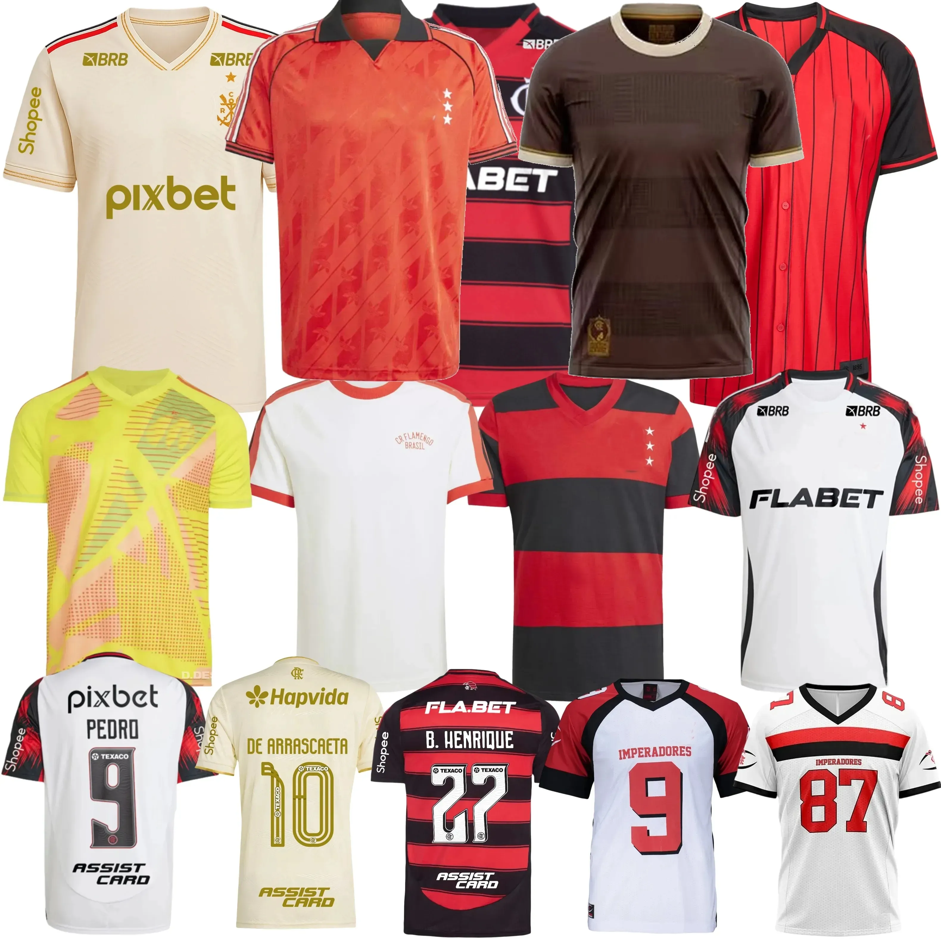 Risparmia alla grande su Jersey Ronaldinho Flamengo Cr Flamengo Soccer  Jersey 2024 Danilo, Arrascaeta, De La Cruz, Gabi, Henrique, Pedro, Gerson, 