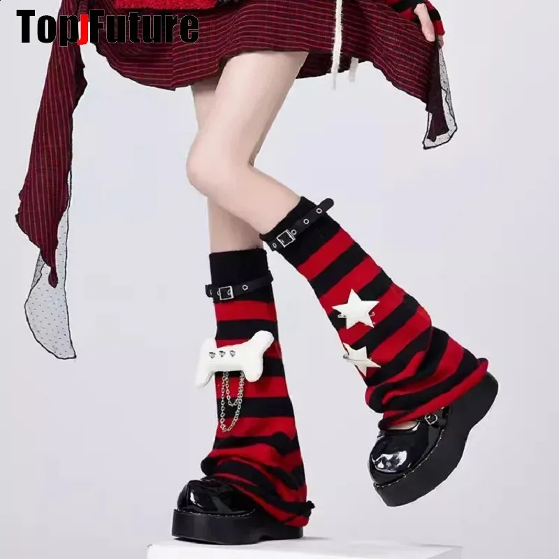 Женщины Рок Harajuku Steampunk Furry Нога Теплее Y2k От 625 руб