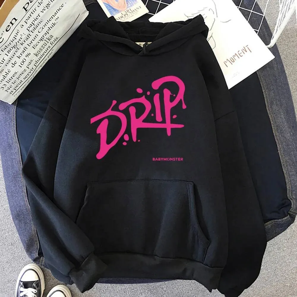 Babymonster Albümü Drip Hoodie Retro Yi TL912.29 | DHgate