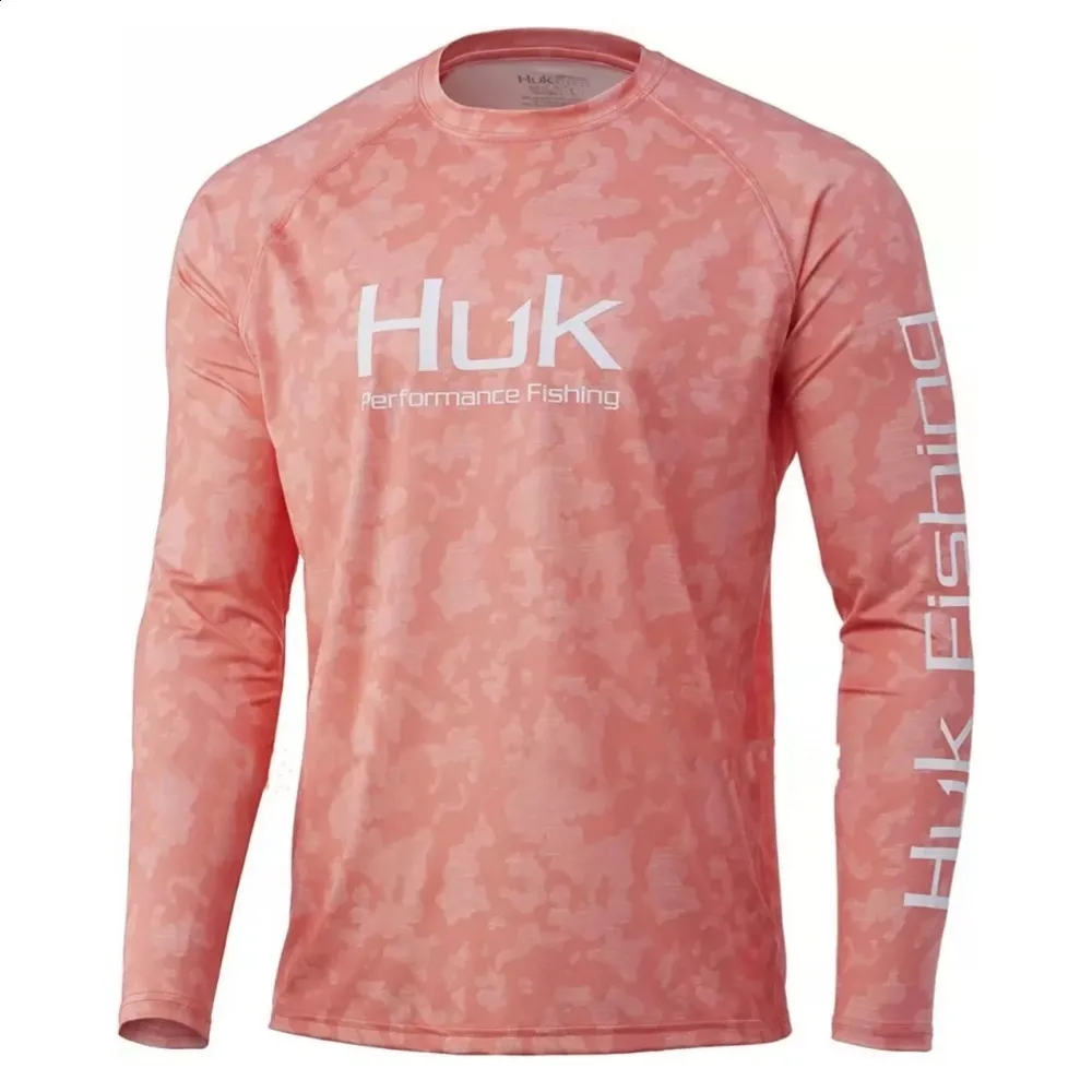 Camisa Pesca HUK Manga Longa - Proteção Solar UPF 30+, Tecido Respirável, Ideal Para Pesca E Esportes Aquáticos