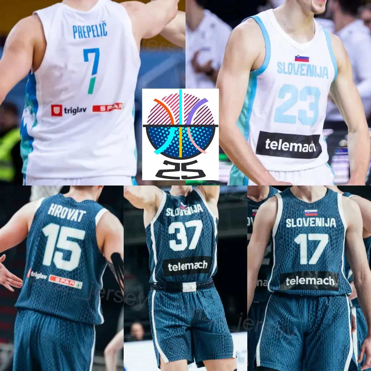 Zaoszczędź dużo na hurtowych zakupach Jersey Luka Słowenia 2024 Jersey  Koszykówki Słowenii Luka Doncic 77 Narodowa Drużyna Narodowa Bez Rękawów  Szybki