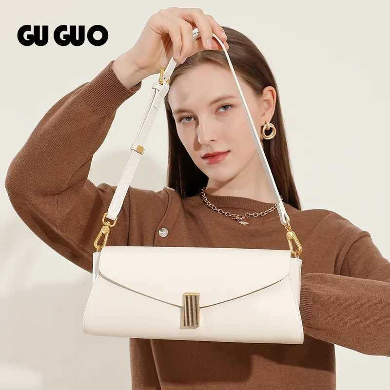 Niche Genuine Leather Underarm Shoulder Bag