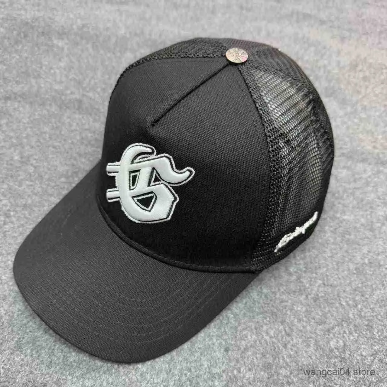 CORTEIZ ブラック トラッカーキャップ CORTEIZ ブラック トラッカーキャップ Corteiz グレーの星刺繍