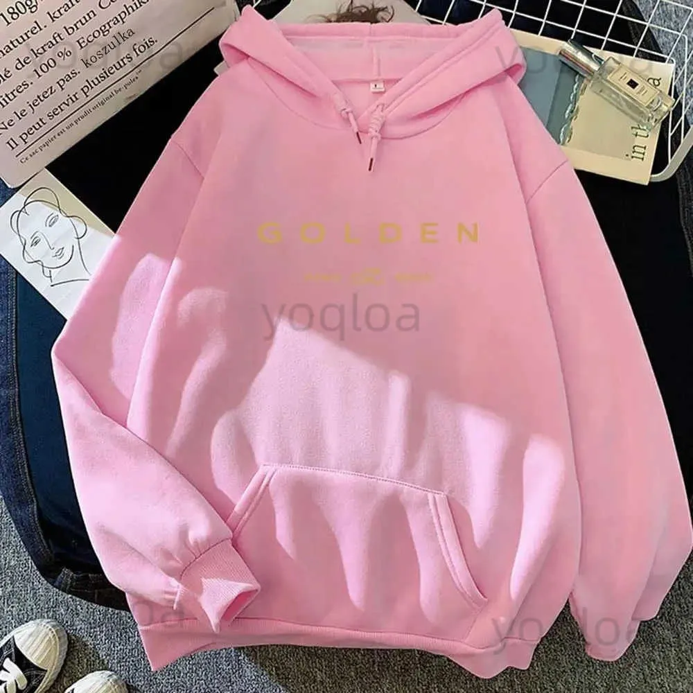 JungKook Golden Hoodie Women Aesthetic Standing Next To You