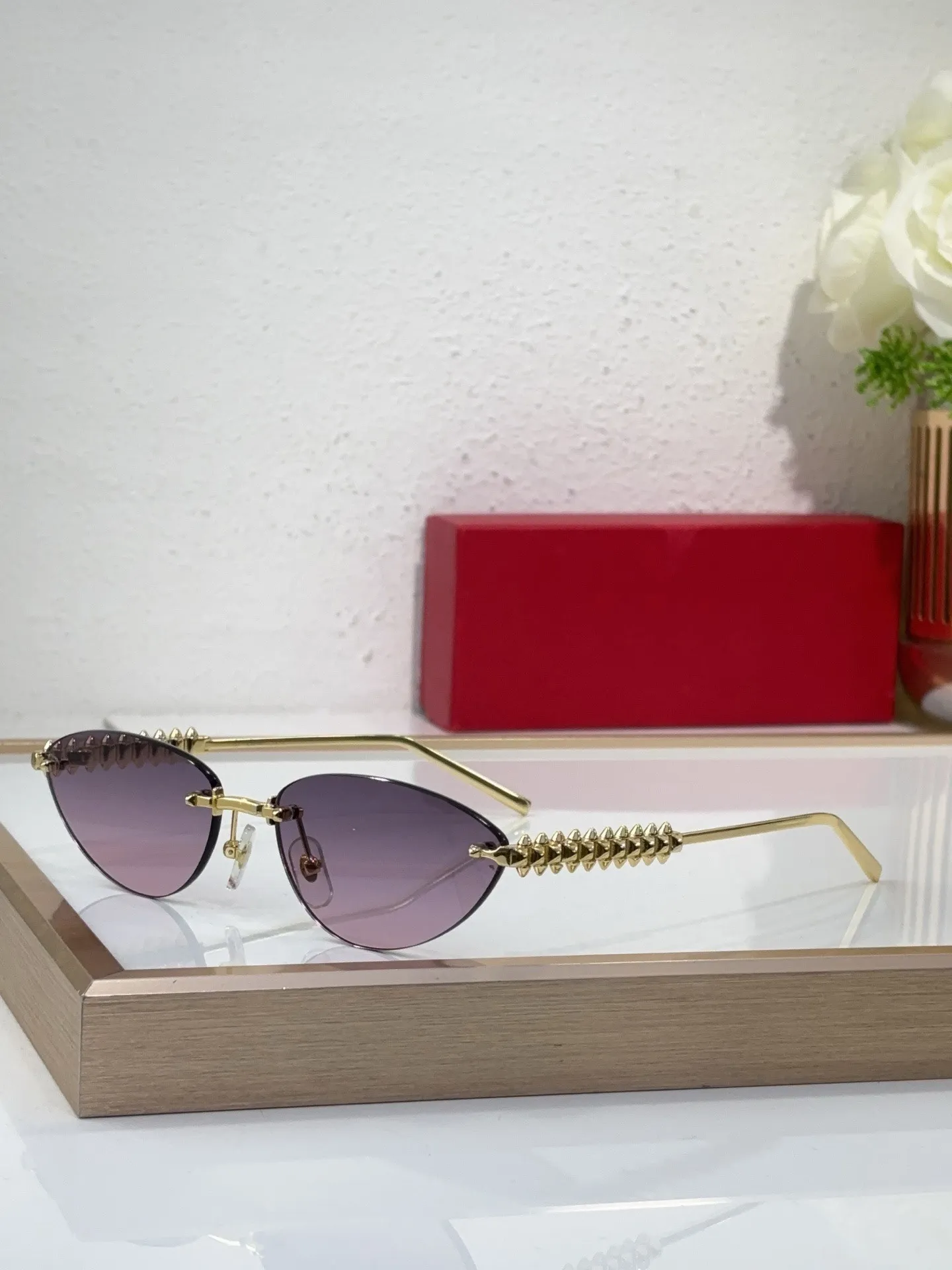 Designer Rimless Oval Sunglasses UV Protection... From 