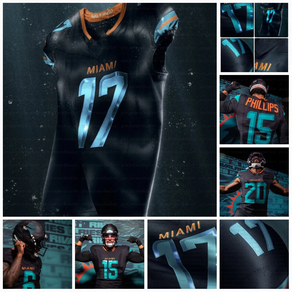 Jaylen Waddle DolphinSS 2025 Rivalries Football Jerseys Tyreek