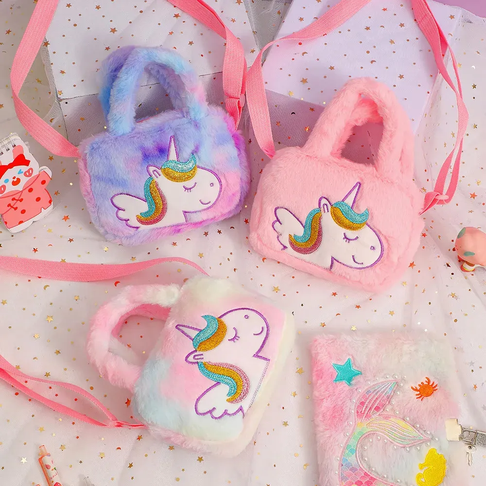 バッグ uou cute bag Kawaii Unicorn Peluş Crossbody Omuz Çantası  Yi TL337.87 | DHgate