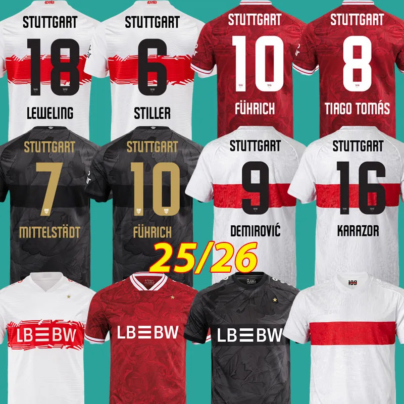 25 26 Stuttgarts Soccer Jerseys VfB Jersey Special From