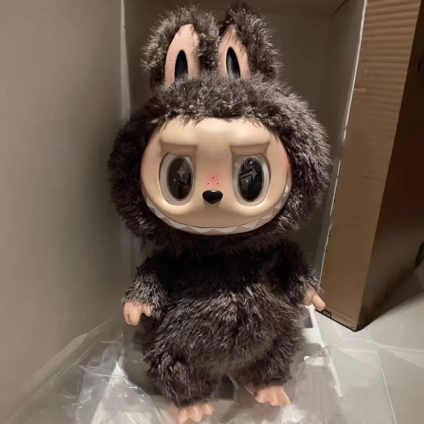 ラブブ スクイーズ Hot 17cm The Monster Labubu Ksbu Series Blue Vinyl Creative