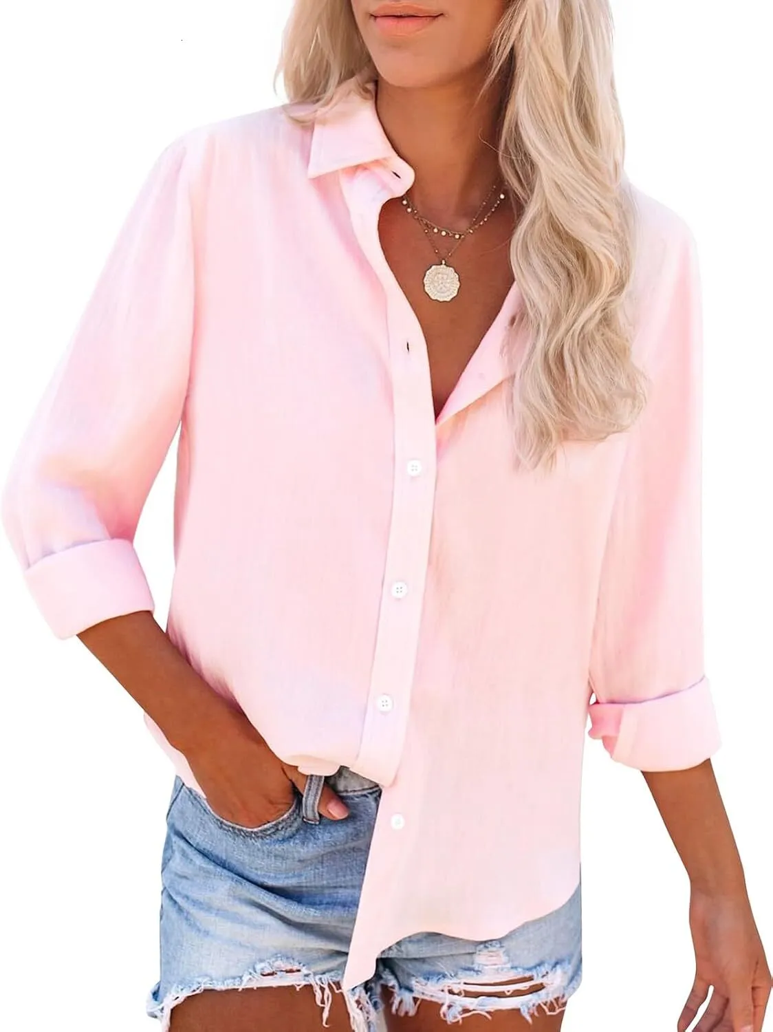 Button Down For Women Dress Shirts Long Sleeve... From Hellogxh3111, $21.98  | DHgate.Com