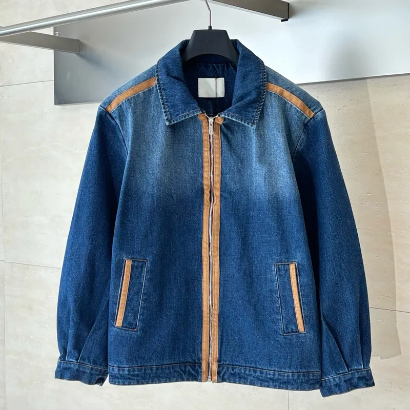 Cappotto Parka Di Jeans Giacca Di Denim Di Jeans Alla Moda In