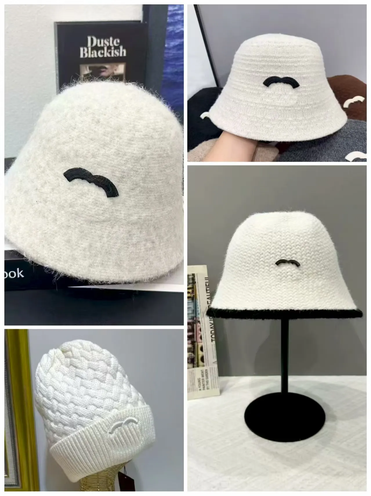 Designer Acrylic Knitted Beanie Caps for Men and Women Unisex Warm ...