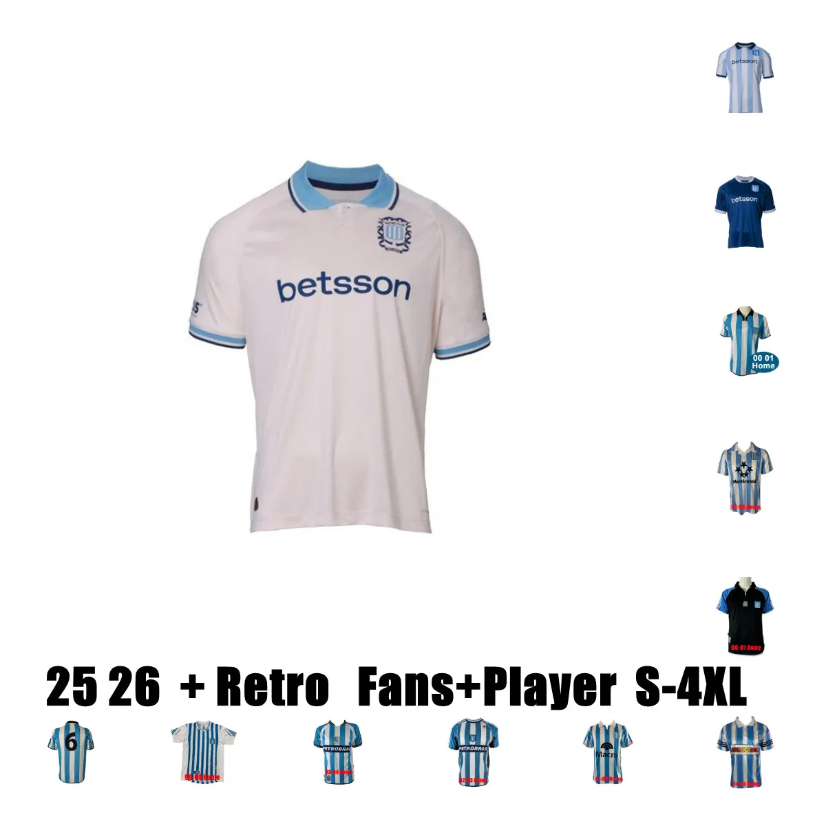 Racing Club De Avellaneda Soccer Jersey 2024 2025 Carbonero