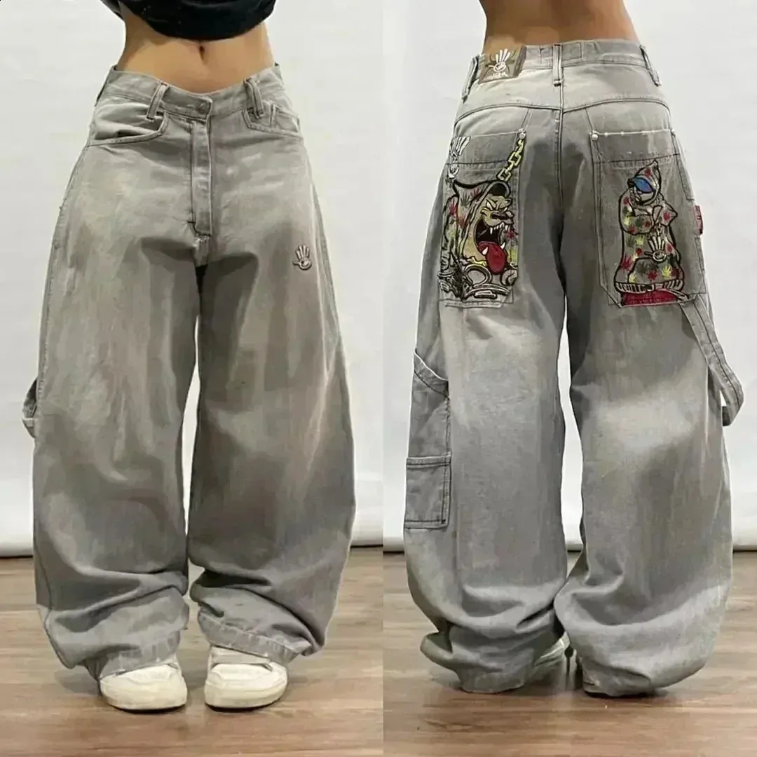 Y2K Baggy Jeans, 2000s Hip Hop Fashion Printed Denim | DHgate