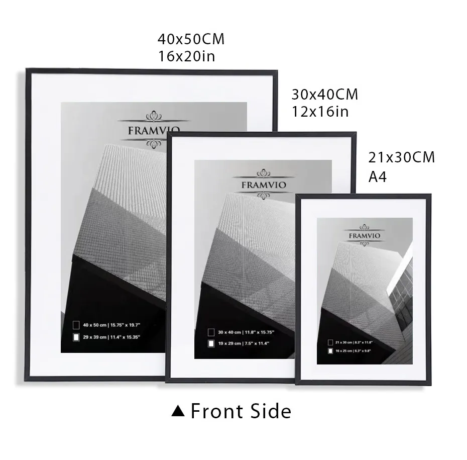 Modern Minimalist Aluminum Picture Frame - Durable & Stylish Design
