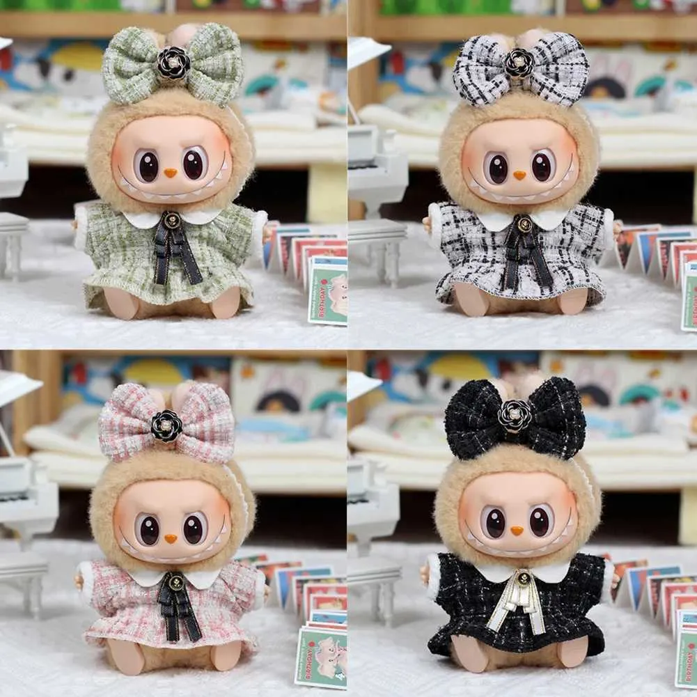 10 Cm Doll Clothes 10cm Plush Doll Outfit Set - Scarf, Hat, Hoodie