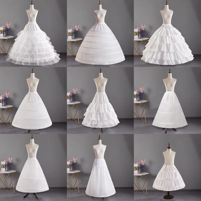 a line hoop for wedding dress AUDREY Off-Shoulder A-line Satin Gown main image 1