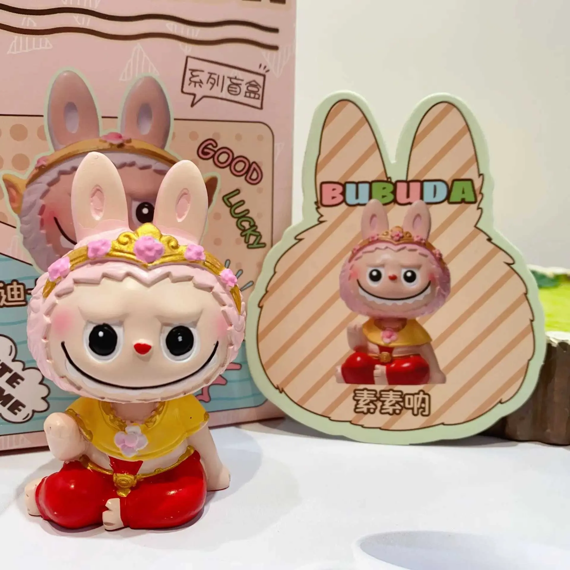 Collectable Labubu Collectible Labubu Flocked Blind Box - Adorable Cartoon Doll, High ...