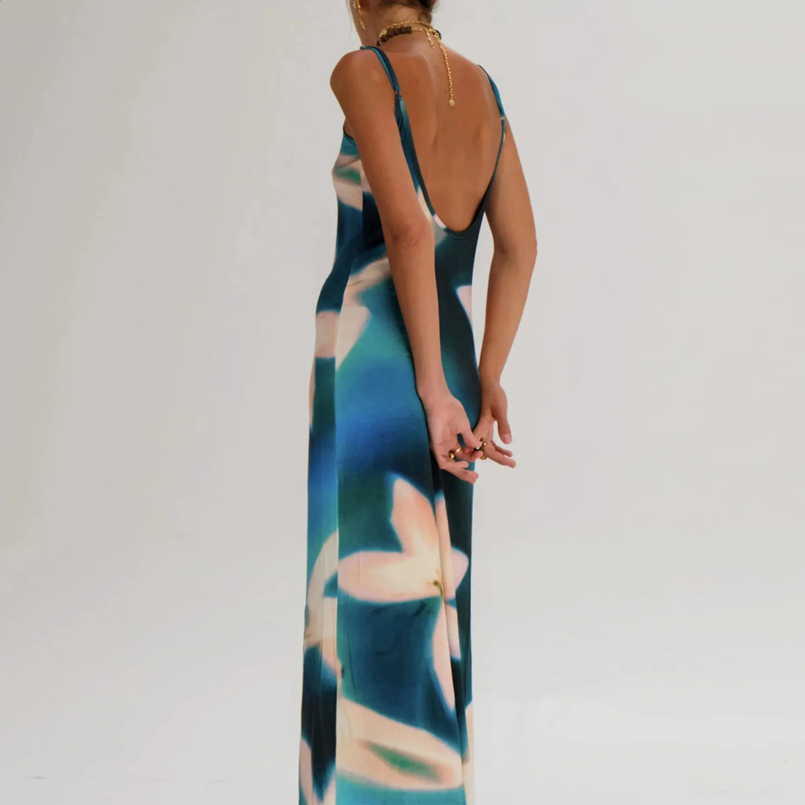 Summer Tie Dye Printed Backless Dress Womens... From Sereinstore, $19.95 In  Bulk | DHgate.Com