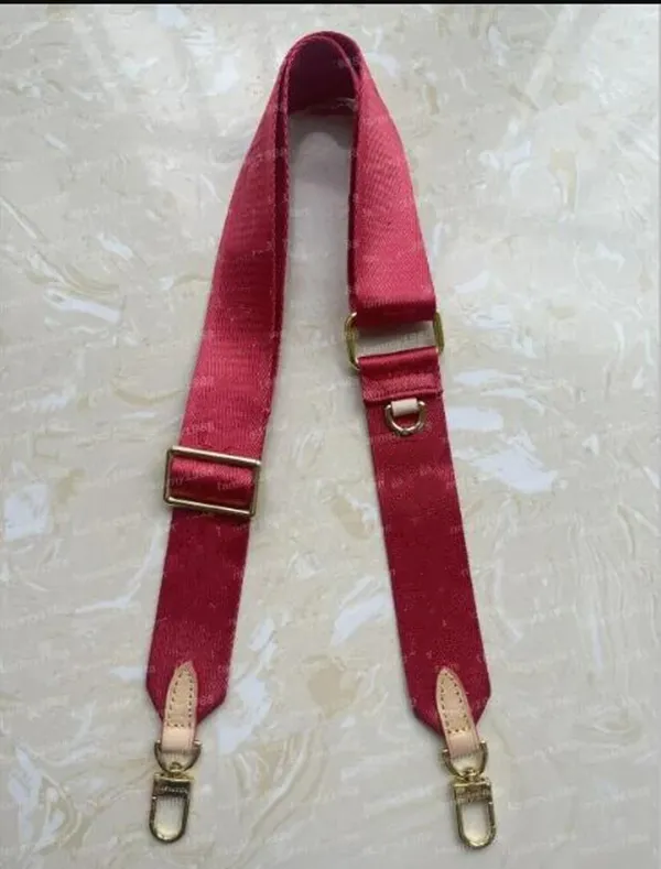 Cinghia Tracolla Regolabile Per Borse - Sostituzione In Pelle PU Con Ganci Oro - 109-129 Cm