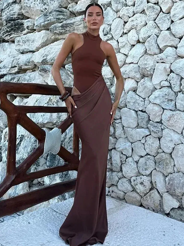 JULISSA MO Satin Sexy Hollow Out Women Maxi Dress... From Ren01, $17.25 | DHgate.Com JULISSA MO Satin Sexy Hollow Out Women Maxi Dress... From Ren01, $17.25 | DHgate.Com