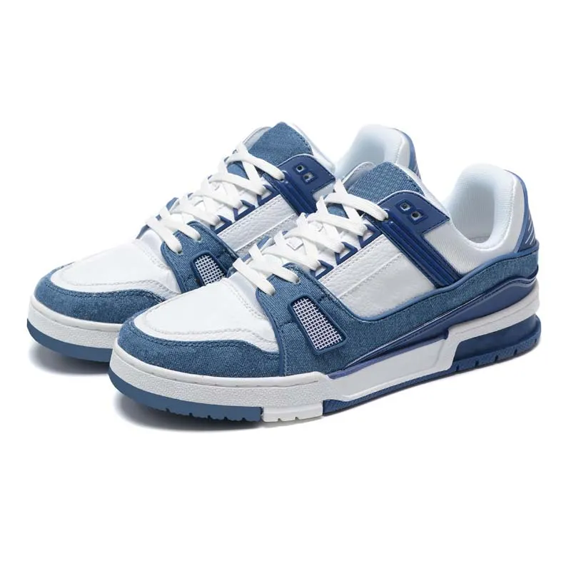 Free Shipping With Box Designer skate sneakers shoes chaussure for mens womens black white men women trainers scarpe Plate-forme casual luxury original