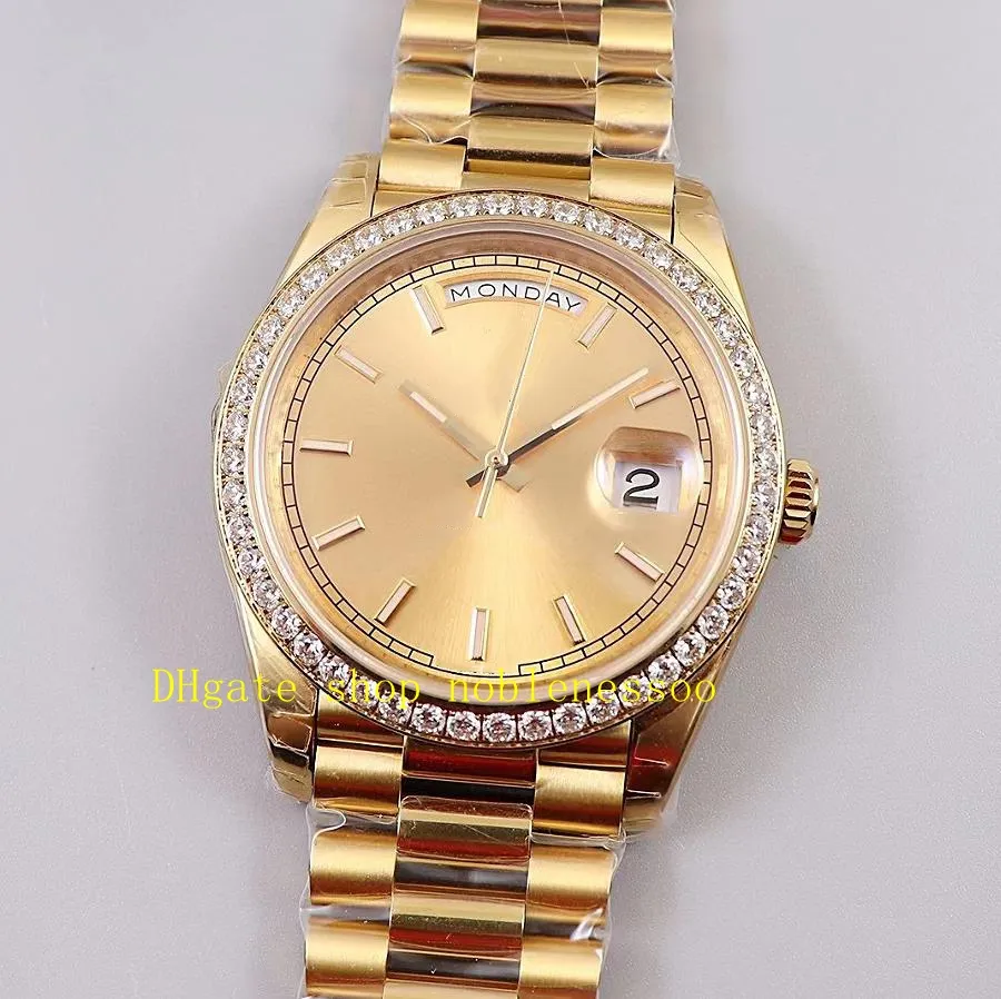 Premium Multi-Color Automatic Watch: 18K Gold Diamond Shop Now!  Best