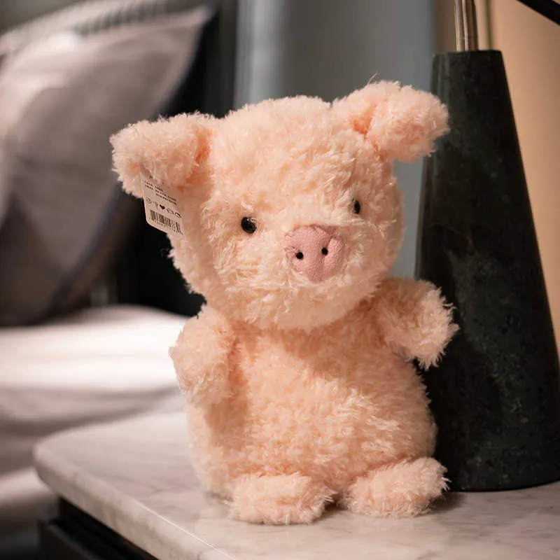 25CM Cochon en Peluche Joufflu Jouet Oreiller Enfants Cochon en Peluche, Jouets Mignon Petit Cochon dans Un Chapeau Coussin Animal Oreillers, Cadeau pour Faveurs de Fête Bas de Noël Saint Valentin