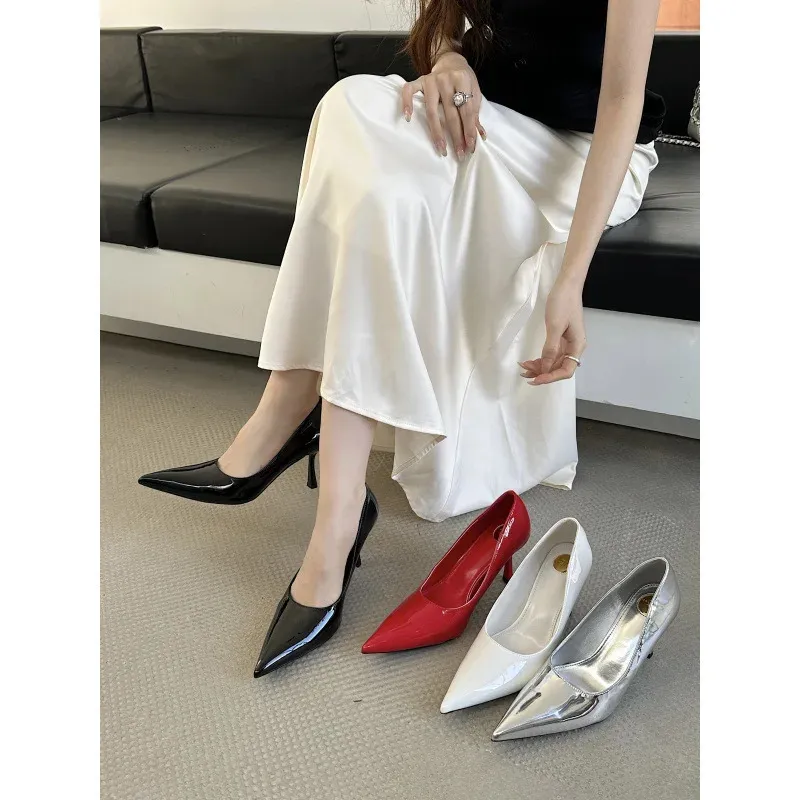 Damesschoenen Lente Pumps Nieuwste Instappers Hoge Hakken Stiletto Veterschoenen Basketbal Platform Sexy Sandalen Puntige Sleehak_voghion.com