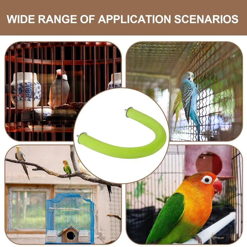 thumbnail image 2 of Hohopeti 5pcs Wooden Bird Perches For Parrots Cage Easy To 2 of 11
