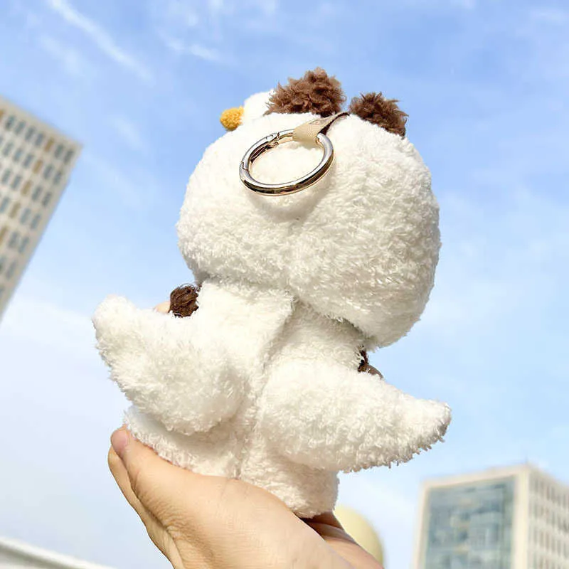 Puzzled DolliBu Big Eye Giraffe Plush Keychain - 6 Inch