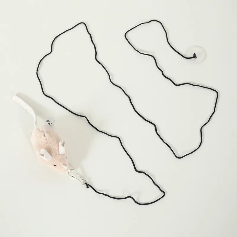 Bâton de jeu électrique simulant un petit chat qui émet des sons, jouet pour chat à taquiner, outil de divertissement autonome_voghion.com