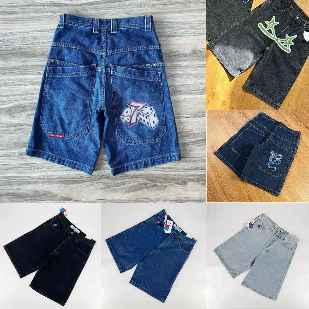 Dice Cartoon Embroidered Shorts: Retro Baggy Jorts for Hip Hop,  Basketball, Gym