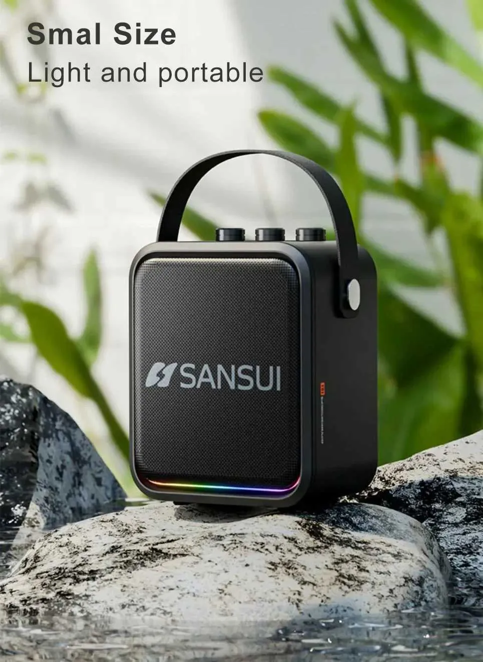 SanSui T91 60W Wireless Portable Karaoke Speaker  From