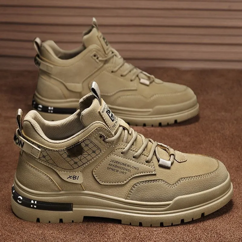 Men's High Top Work Boots - 2025 Designer Inspired, Anti-Slip ...