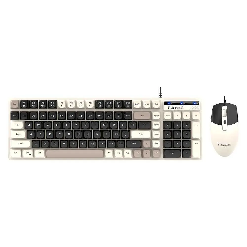 KSnake Wired Keyboard And Mouse Combo Quiet Typing... From Flies_like ...