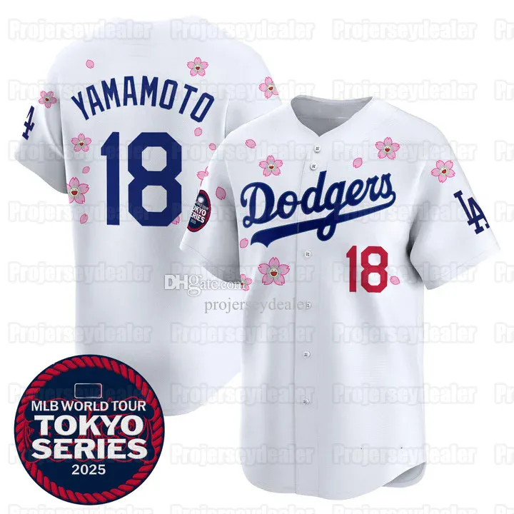 OHTANI 17 Dodgers Tシャツ MLB東京シリーズ 村上隆 x MLB Mサイズ 大谷翔平 17 ブルー Tシャツ 2025年 東京