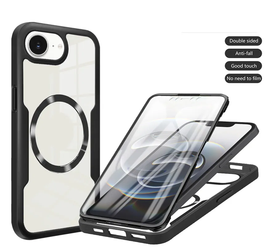 Custodia Antiurto Trasparente Per IPhone: Da 11 A 16 Pro Max, Silicone Rigido!